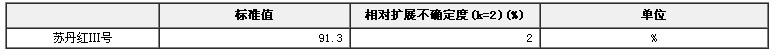 苏丹红Ⅲ纯度标准物质