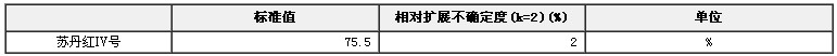 苏丹红Ⅳ纯度标准物质