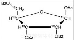 1-O-Acetyl-2,3,5-tri-O-benzoyl-β-D-ribofuranose-13C5标准品