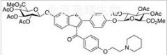 Raloxifene 6,4’-Bis(2,3,4,6-tetra-O-acetyl-β-D-glucuronide Methyl Ester)