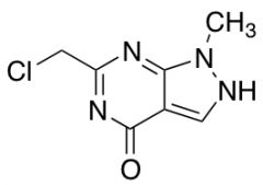 6-(chloromethyl)-1-methyl-1,5-dihydro-4H-pyrazolo[3,4-d]pyrimidin-4-one