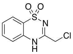 3-(Chloromethyl)-2H-1,2,4-benzothiadiazine-1,1-dione