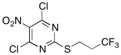 4,​6-​dichloro-​5-​nitro-​2-​[(3,​3,​3-​trifluoropropyl)​thio]​-Pyrim