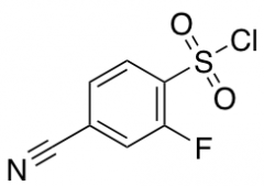 4-cyano-2-fluorobenzene-1-sulfonyl Chloride