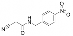 2-cyano-N-[(4-nitrophenyl)methyl]acetamide