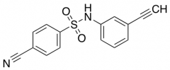 4-Cyano-N-(3-ethynylphenyl)benzene-1-sulfonamide