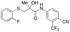 N-[4-Cyano-3-(trifluoromethyl)phenyl]-3-[(2-fluorophenyl)thio]-2-hydroxy-2-methylpropanami