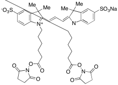 Cyanine 3 Bihexanoic Acid Dye, Succinimidyl Ester, Sodium Salt (~90%)