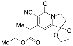 6'-Cyano-2',3'-dihydro-&alpha;-methyl-5'-oxospiro[1,3-dioxolane-2,1'(5'H)-indolizine]-