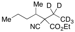 2-Cyano-2-ethyl-3-methylhexanoic Acid Ethyl Ester-d5