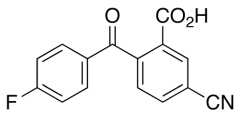 5-Cyano-2-(4-fluorobenzoyl)benzoic Acid
