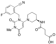 (R)-4-((1-(3-(2-Cyano-5-fluorobenzyl)-1-methyl-2,6-dioxo-1,2,3,6-tetrahydropyrimidin-4-yl)