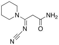 &beta;-(Cyanoimino)-1-piperidinepropanamide