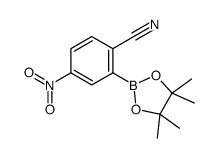 2-Cyano-5-nitrophenylboronic acid, pinacol ester
