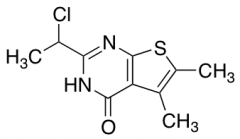 2-(1-Chloroethyl)-5,6-dimethyl-3H,4H-thieno[2,3-d]pyrimidin-4-one