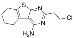 5-(2-Chloroethyl)-8-thia-4,6-diazatricyclo[7.4.0.0?,?]trideca-1(9),2,4,6-tetraen-3-amine