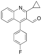2-Cyclopropyl-4-(4-fluorophenyl)quinoline-3-carbaldehyde