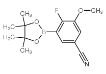 5-Cyano-2-fluoro-3-methoxyphenylboronic acid, pinacol ester