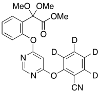 2-(2-((6-(2-Cyanophenoxy)pyrimidin-4-yl)oxy)phenyl)-2,2-dimethoxyacetic Acid Methyl Ester-