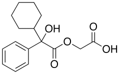 2-(2-Cyclohexyl-2-hydroxy-2-phenylacetyloxy)acetic Acid