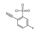 2-Cyano-5-fluorobenzene-1-sulfonyl chloride