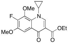 1-Cyclopropyl-7-fluoro-6,8-dimethoxy-4-quinolone-3-carboxylic Acid Ethyl Ester