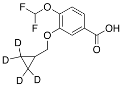 3-Cyclopropylmethoxy-4-difluoromethoxybenzoic-d4 Acid