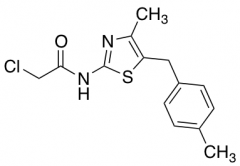 2-chloro-N-{4-methyl-5-[(4-methylphenyl)methyl]-1,3-thiazol-2-yl}acetamide