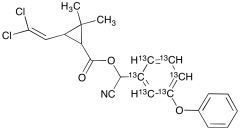 Cypermethrin-phenoxy-13C6
