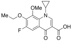 1-Cyclopropyl-6-fluoro-1,4-dihydro-7-ethoxy-8-methoxy-4-oxo-3-quinolinecarboxylic Acid
