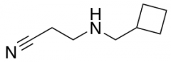 3-[(Cyclobutylmethyl)amino]propanenitrile