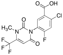 2-Chloro-4-fluoro-5-[3-methyl-2,6-dioxo-4-(trifluoromethyl)pyrimidin-1-yl]benzoic Acid