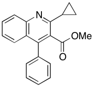 2-Cyclopropyl-4-phenyl-3-quinolinecarboxylic Acid Methyl Ester