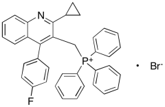 [[2-Cyclopropyl-4-(4-fluorophenyl)-3-quinolinyl]methyl]triphenyl-phosphonium Bromide