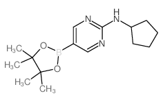 2-(Cyclopentylamino)pyrimidine-5-boronic acid, pinacol ester