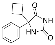 5-cyclobutyl-5-phenylhydantoin