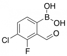 4-Chloro-3-fluoro-2-formylphenylboronic acid