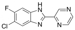 6-Chloro-5-fluoro-2-(2-pyrazinyl)-1H-benzimidazole