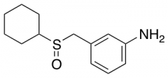 3-[(cyclohexanesulfinyl)methyl]aniline