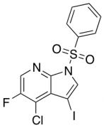 4-Chloro-5-fluoro-3-iodo-1-(phenylsulfonyl)-1H-pyrrolo[2,3-b]pyridine