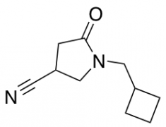 1-(cyclobutylmethyl)-5-oxopyrrolidine-3-carbonitrile