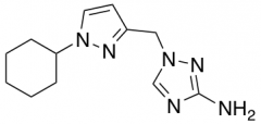 1-[(1-cyclohexyl-1H-pyrazol-3-yl)methyl]-1H-1,2,4-triazol-3-amine