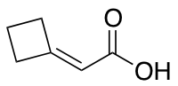 2-Cyclobutylideneacetic acid
