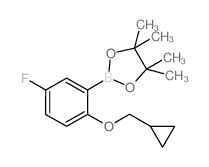 2-(2-Cyclopropylmethoxy-5-fluorophenyl)-4,4,5,5-tetramethyl[1,3,2]dioxaborolane