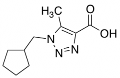 1-(cyclopentylmethyl)-5-methyl-1H-1,2,3-triazole-4-carboxylic acid