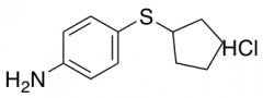 4-(cyclopentylsulfanyl)aniline hydrochloride