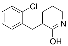3-[(2-Chlorophenyl)methyl]piperidin-2-one