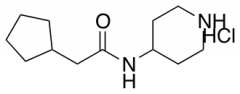2-cyclopentyl-N-(piperidin-4-yl)acetamide hydrochloride