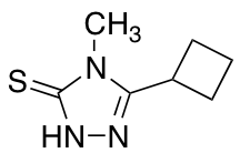 5-cyclobutyl-4-methyl-4H-1,2,4-triazole-3-thiol