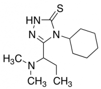 4-Cyclohexyl-5-[1-(dimethylamino)propyl]-4H-1,2,4-triazole-3-thiol